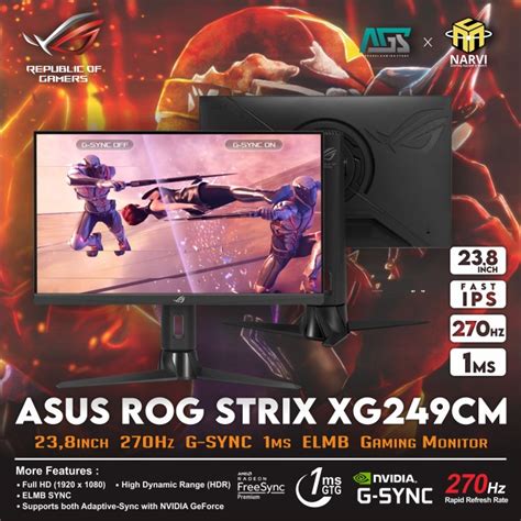 Jual ASUS ROG Strix XG249CM 23 8inch 270Hz IPS 1ms FHD RGB Gaming