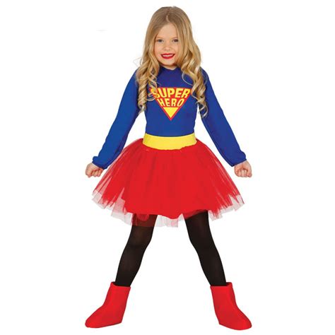 Disfraz de Supergirl infantil Disfraz de superhéroe para niña Bazar