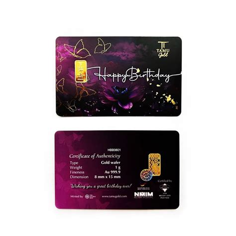 1g Gold Bar Happy Birthday Tamu Gold Tg Pg Shopee Malaysia