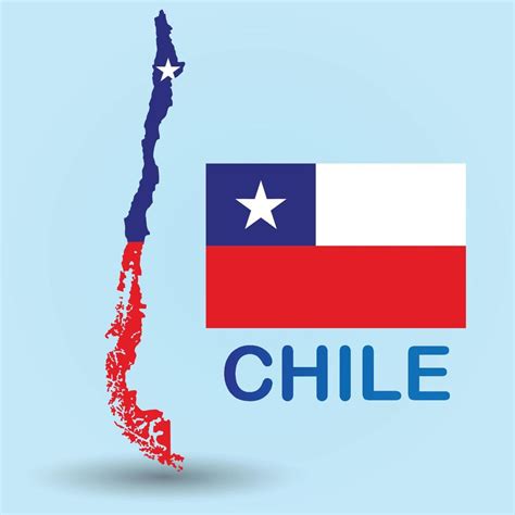 Mapa De Chile Y Fondo De Bandera 5931780 Vector En Vecteezy