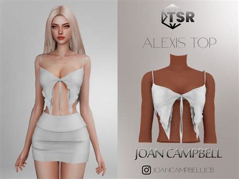 Joan Campbell Beauty S Alexis Top Sims 4 Mods Clothes Sims 4 Tsr