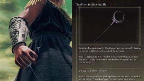 Elden Ring DLC Thiollier S Hidden Needle Move Set Demonstration And