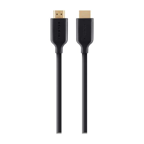 Cable Hdmi Belkin De Alta Velocidad Con Ethernet Y Conector De Oro De 5m Negro · Belkin · El