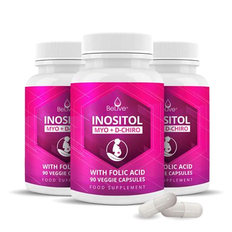 Buy Myo Inositol D Chiro Inositol S With Folic For Pcos Prenatal