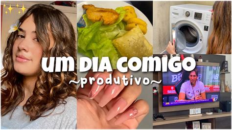 VLOG UM DIA COMIGO Lavei Roupa Almocei Fora Grwm Arrume Se