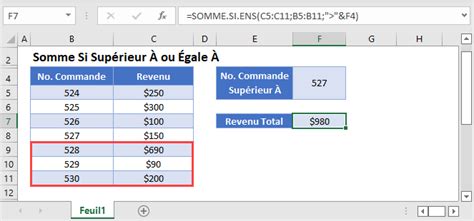 Découvrir 78 imagen inférieur ou égal formule excel fr thptnganamst