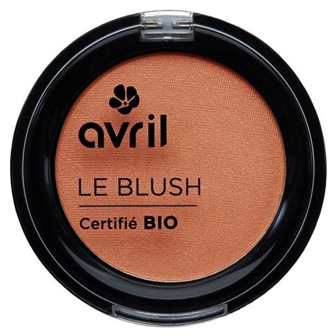 Fard à joues Pêche rosé bio 2 5gr Avril Maquillage bio