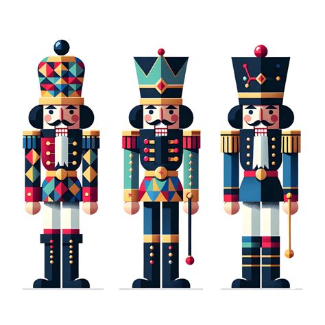 Christmas Nutcracker Clipart, Holiday Nutcracker Graphics, Nutcracker Illustration Design ...