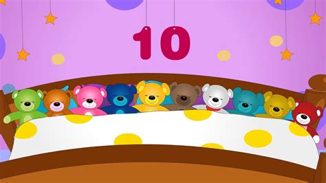 Ten In The Bed Ten In Bed Nursery Rhyme Youtube