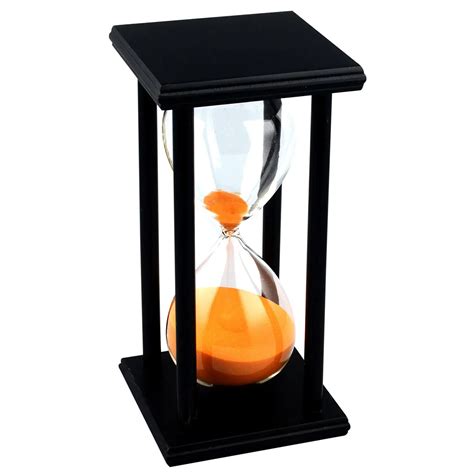 Hot Sale Colors 60min Wooden Sand Sandglass Hourglass Timer Clock