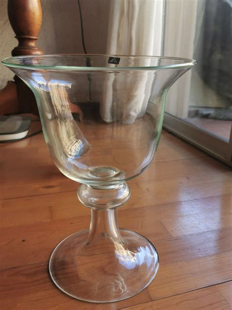 Grand Vase En Cristal Hauteur 32 cm L écrin Antiquaire