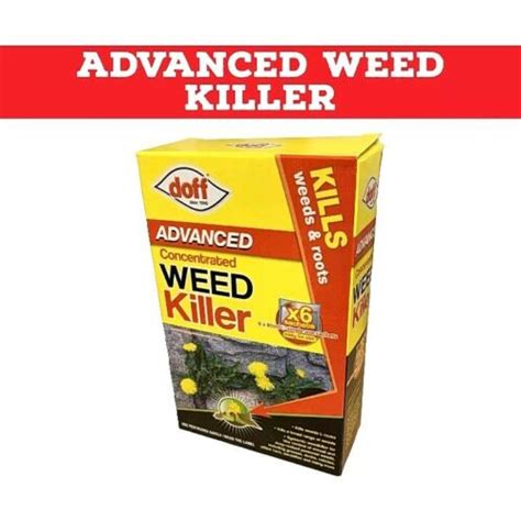 Doff ADVANCED SUPER STRENGTH GLYPHOSATE CONCENTRATED WEED KILLER 6x 80