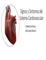 Signos y Síntomas del Sistema Cardiovascular Identificando las