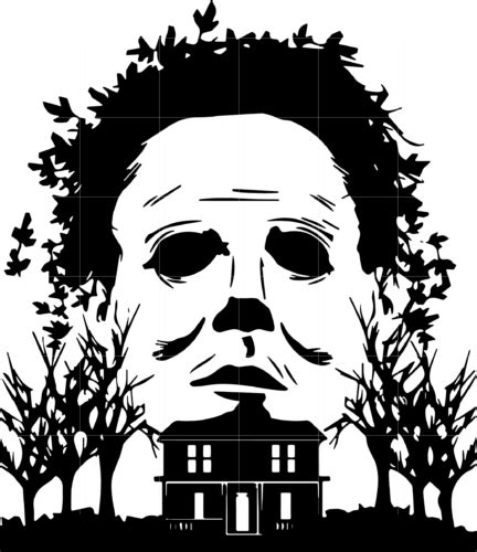 Michael Myers Horror Characters Svg Digital Download Horror Artwork