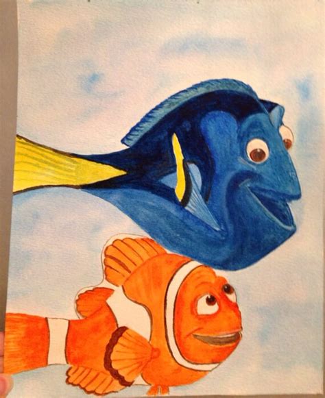 Finding Nemo Watercolor Painting