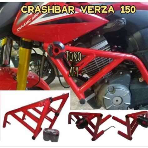 Jual Crashbar Tubular Honda Verza Pelindung Body Motor Verza