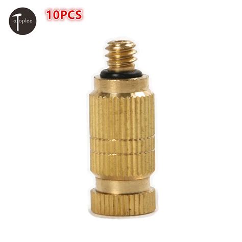 10pcs 01 07mm Brass Garden Head Garden Sprinklers Threaded Fog Mist