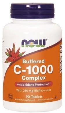 Now Foods Witamina C 1000 Complex Buforowana 90tabl Cena Opinie