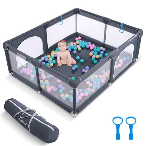 Baby Playpen 72” X 59” Conmixc Extra Large Playpen For