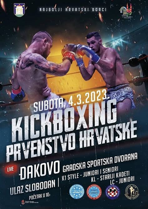 Top događaj Prvenstvo Hrvatske u kickboxingu teška gostovanja