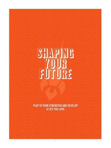 Shaping Your Future A4 Size Pdf Thought Psychological Resilience