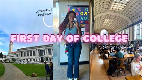 First Day Of College At UC Berkeley Freshman Year Vlog GRWM YouTube