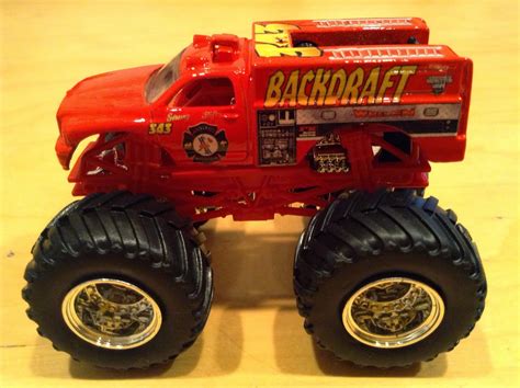 Julians Hot Wheels Blog Backdraft Monster Jam Truck