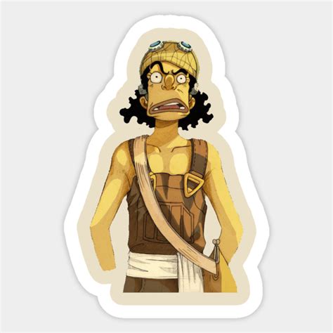 Captain Usopp One Piece Anime Sticker Designed Sold By Irene De Jong