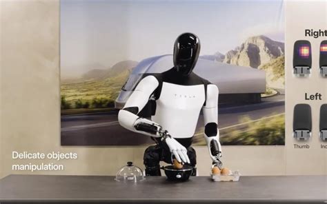 Tesla Unveils Humanoid Robot That Can Pick Up An Egg Without Breaking It