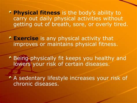 Ppt The Benefits Of Being Physically Active Powerpoint Presentation