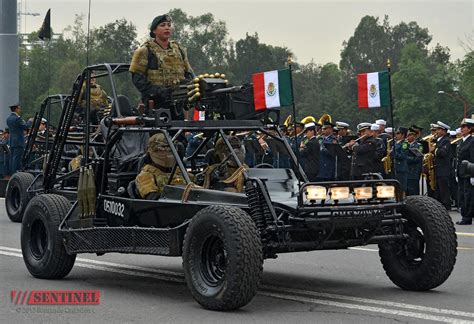 Mexican Army Special Forces personnel preparing for the national parade ...