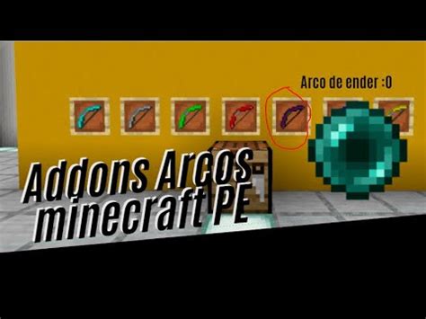 El Mejor Addon Mod De M S Arcos Para Minecraft Pe Youtube