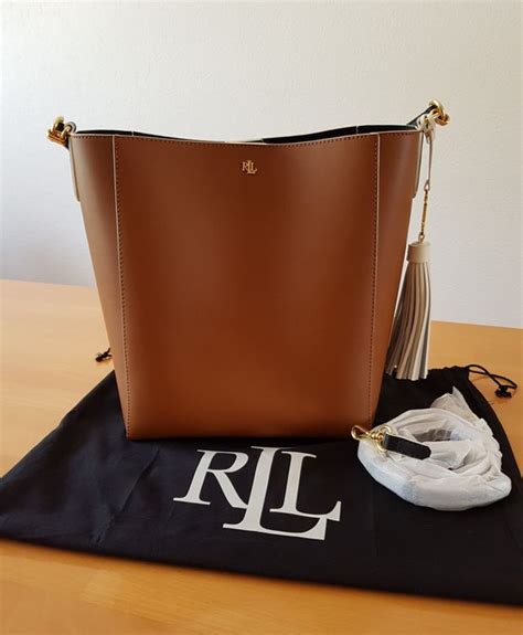 Ralph Lauren Tasche Braun Cognac Weiss Schwarz Neu Kaufen Auf Ricardo