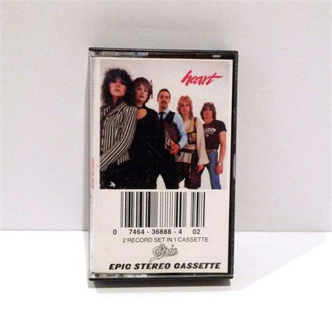 Heart Cassette Tape 1980s Vintage Band Greatest Hits Live Etsy