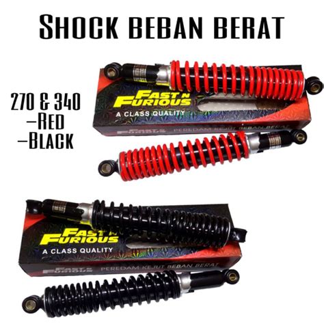 Jual Shock Shockbreaker Bebek Beban Berat 340 Supra Kharisma Revo 270