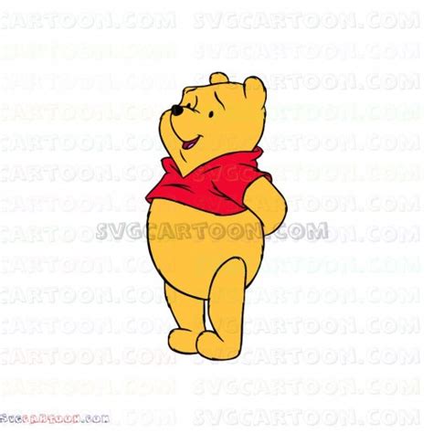 Bear Winnie The Pooh 6 Svg Dxf Eps Pdf Png