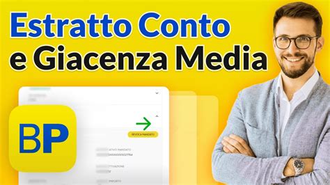 Come Trovare Estratto Conto E Giacenza Media Di Bancoposta Youtube