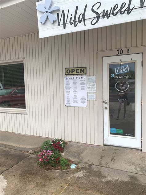 Menu at Wild Sweet William's Bakery, Searcy