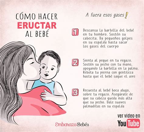 Como Hacer Eructar Al Beb Eructos Del Beb Bebe Cuidar Bebe