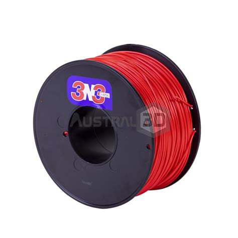 Austral 3D Rosario Filamento 3D Flexible 3nFlex 1 75mm 500g ROJO