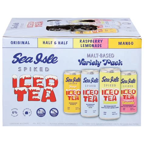 Save on Sea Isle Spiked Iced Tea Variety Pack Malt Beverage - 12 pk ...