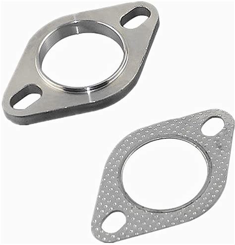 2 5 Inch 2 Bolt Exhaust Flange Exhaust Gasket Connection Kit For For Exhaust