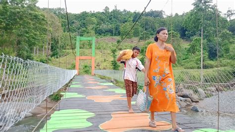 Pembangunan Jembatan Gantung Di Desa Siteba Selesai Sebanyak 60