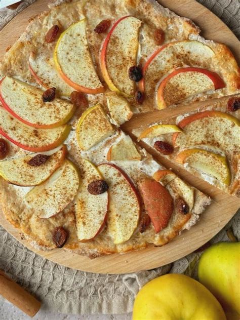 Gebakken Appel Flammkuchen Lazyfitgirl Ontbijt Recept