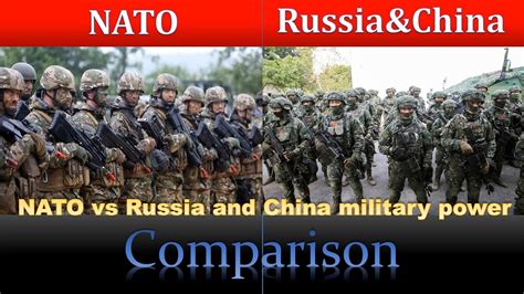 Comparison NATO Vs RUSSIA And CHINA Military Power Comparison 2022