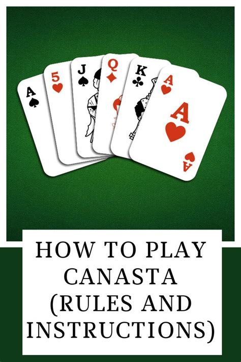 How To Play Canasta Rules And Instructions Fun Card Games Classic