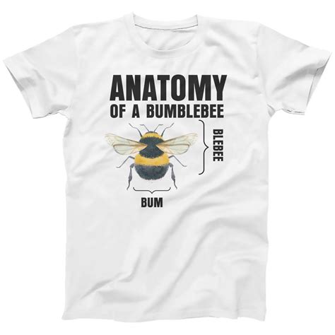 Anatomy Of A Bumblebee Funny T Shirt For Beekeeper Bumble Bee Etsy