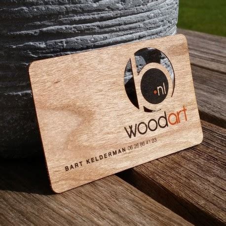 Printed Wooden Business Card