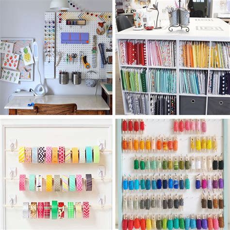 31 Diy Dollar Store Craft Room Organizing Ideas Craftsy Hacks