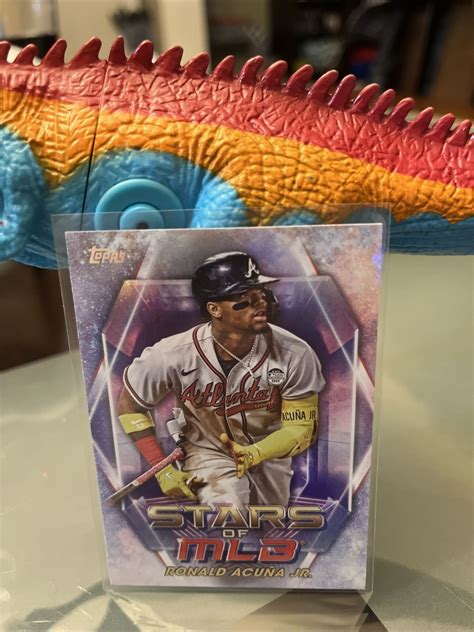 Ronald Acuna Jr Topps Series Stars Of The Mlb Insert Smlb